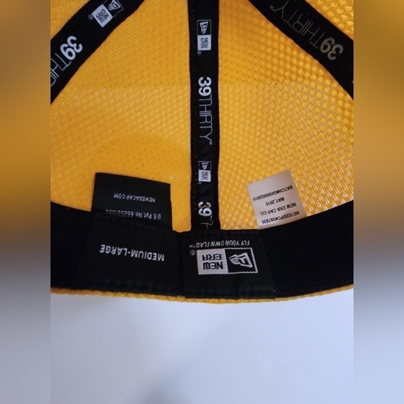 Don’t Tread On Me New Era Mesh Back Medium/Large Yellow and Black Hat EUC - Picture 2 of 10